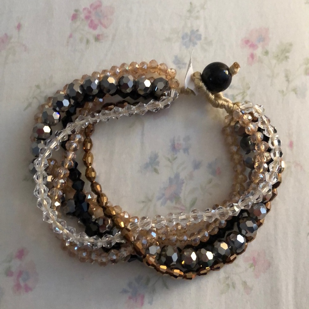 Two’s Company beaded bracelet